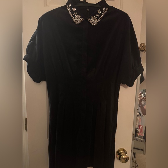 fab'rik Dresses & Skirts - fab'rik Shawn Peter Pan Collar Dress - BLACK large